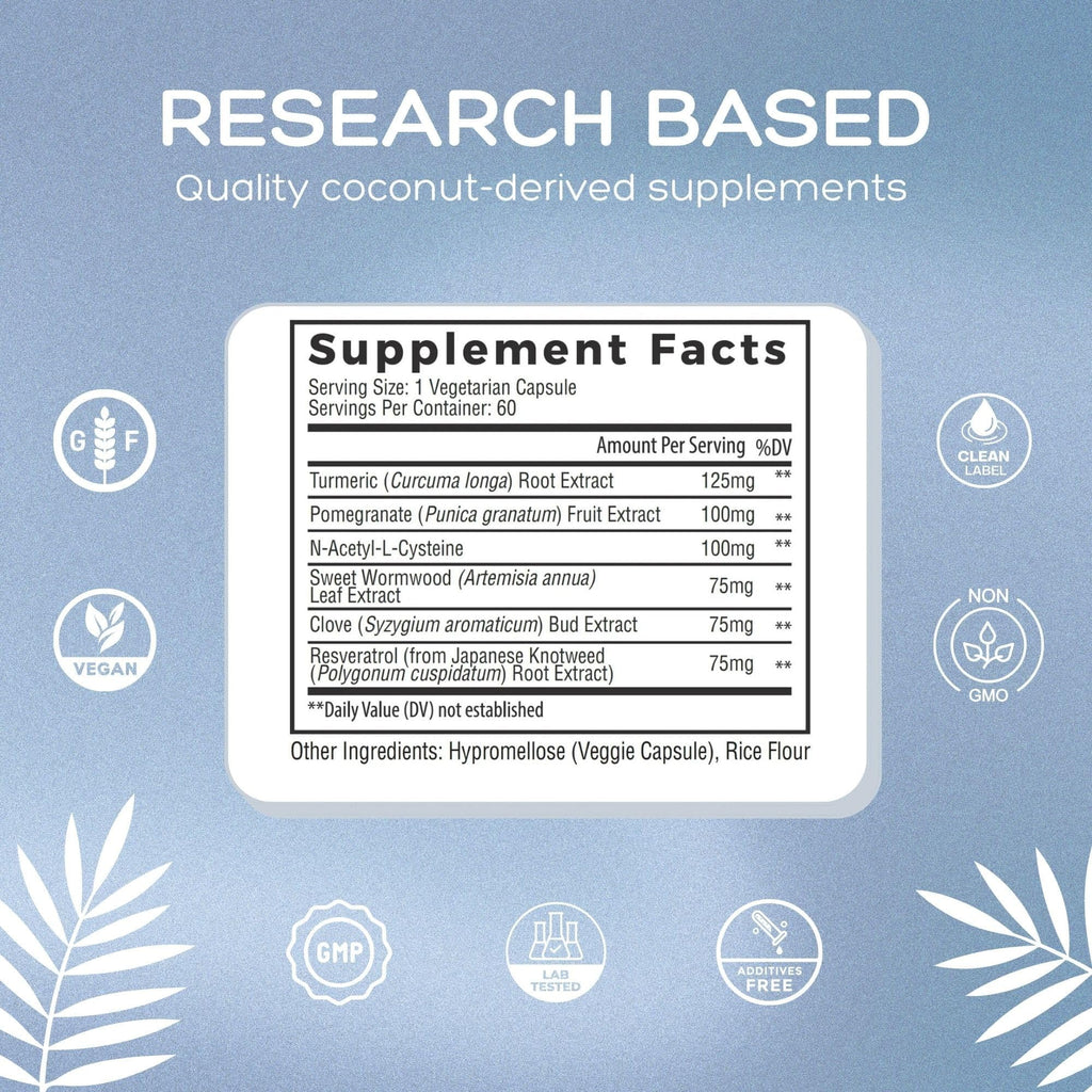 Natural Cure Labs Biofilm Complex – Premium Botanicals & Herbs | Digestive & Immune Wellness Support | Vegan, Non-GMO, Gluten-Free