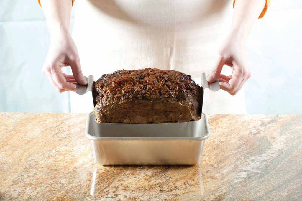 Nordic Ware Naturals Meat Loaf Pan with Lifting Trivet Nordic WareBuy Supplements Australia