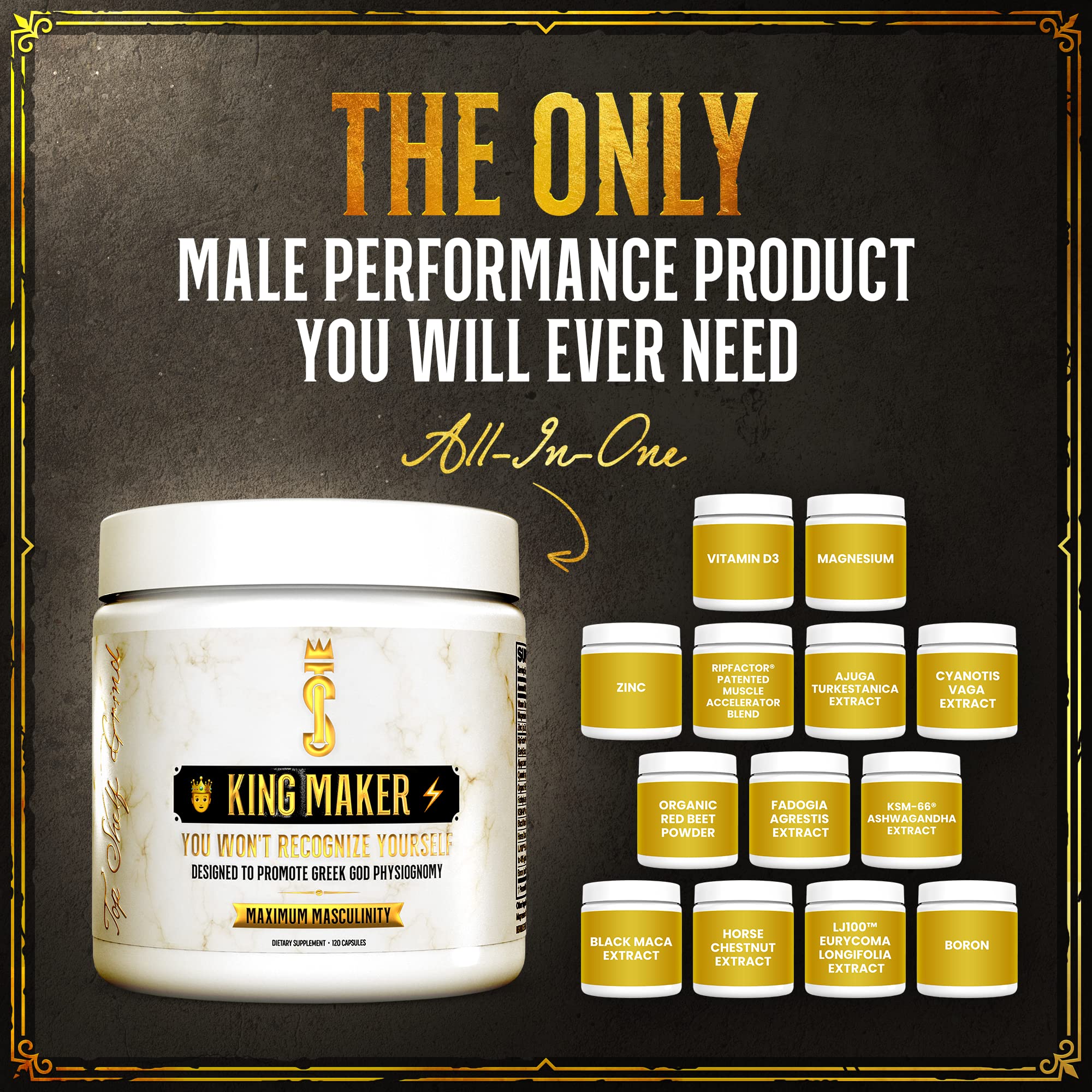 Top Shelf Grind King Maker, 13-in-1 Anabolic Supplement for Men to Increase Stamina Join Top Shelf GrindBuy Supplements Australia