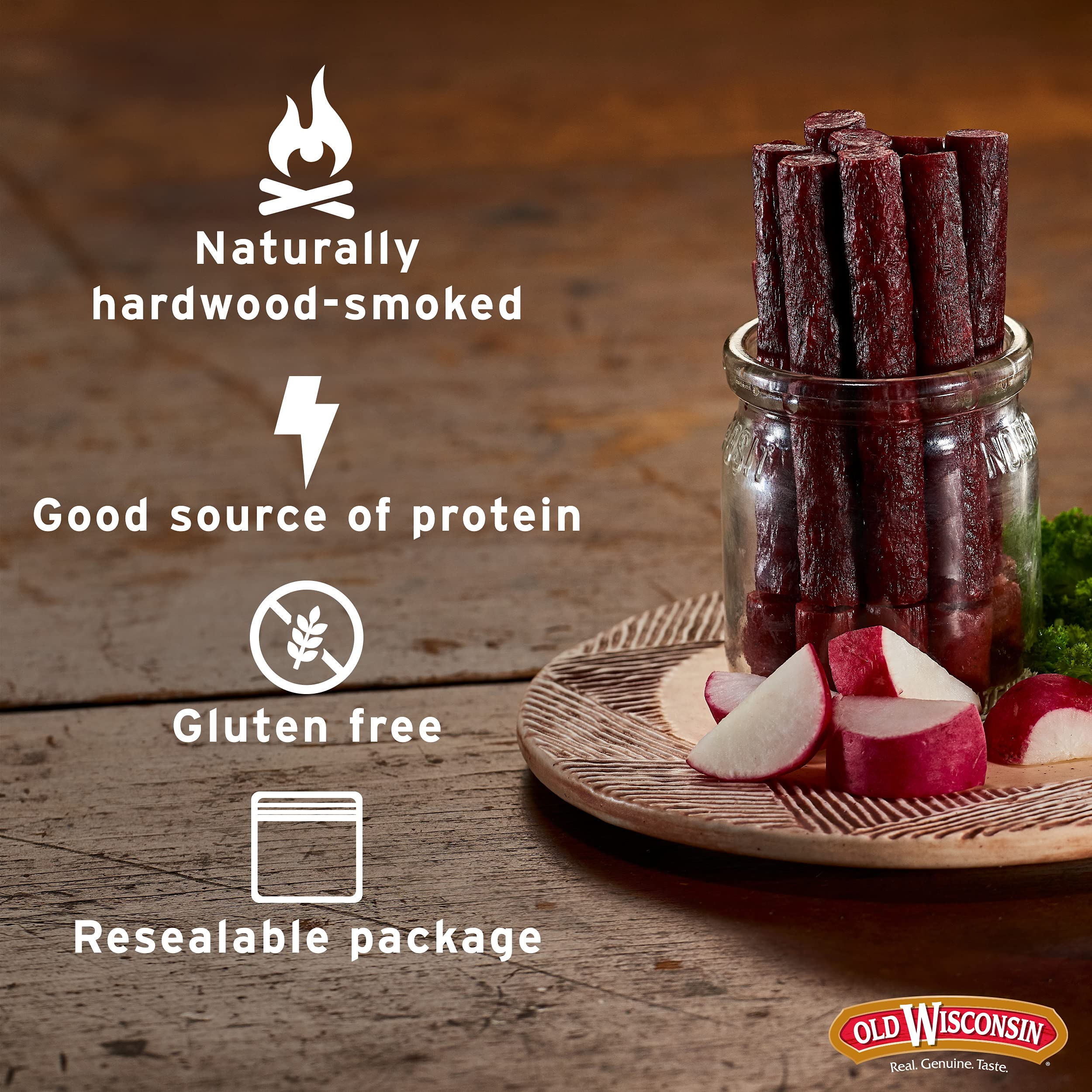Old Wisconsin Turkey Sausage Snack Sticks, Naturally Smoked, Ready to Eat, High Protein Old WisconsinBuy Supplements Australia