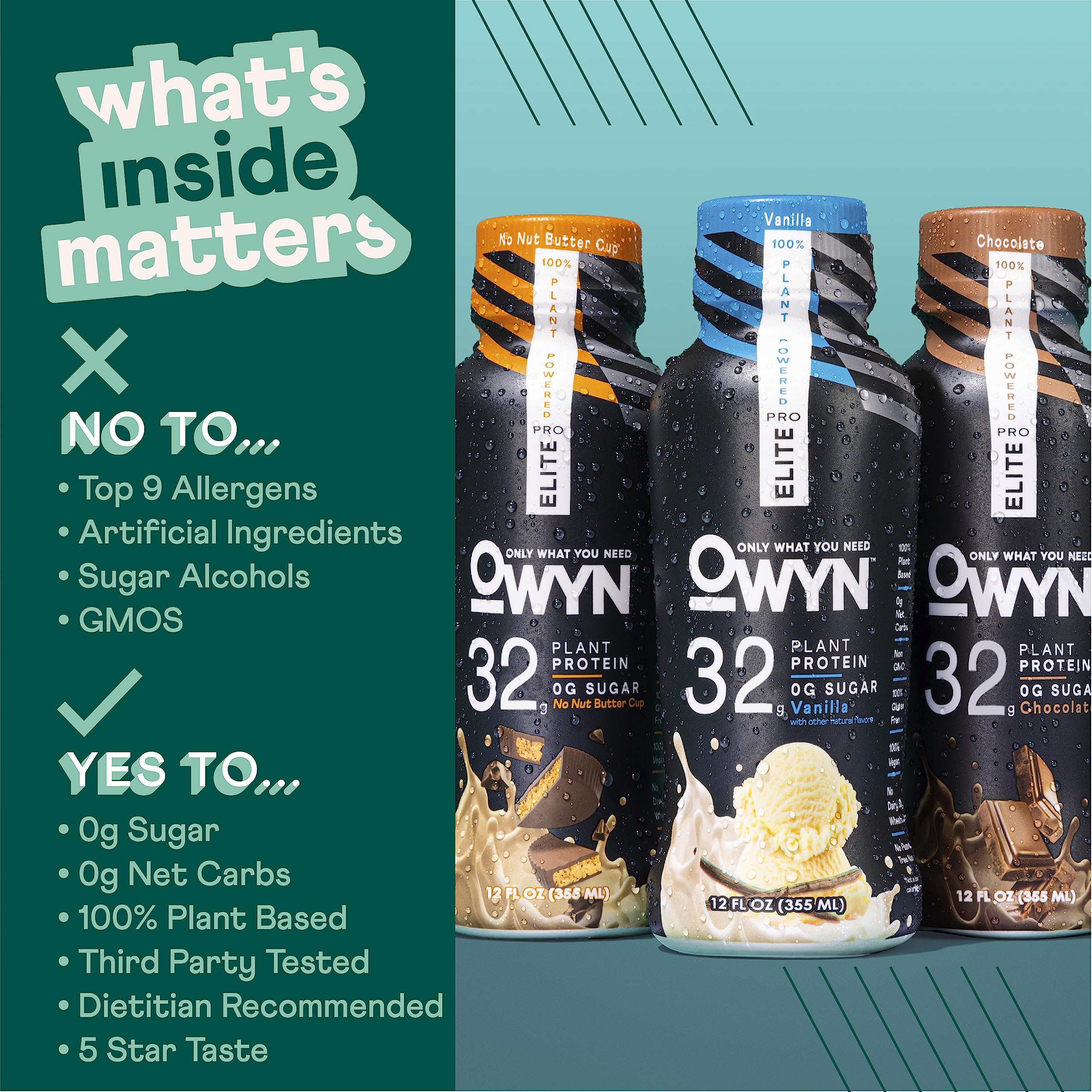 OWYN Only What You Need Pro Elite Vegan High Protein Keto Shake, 32g Protein, 9 Amino OWYN Only What You NeedBuy Supplements Australia