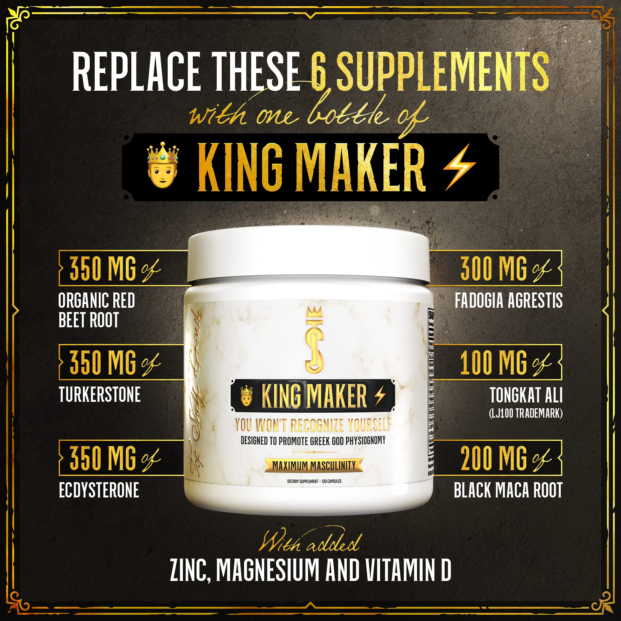 Top Shelf Grind King Maker, 13-in-1 Anabolic Supplement for Men to Increase Stamina Join Top Shelf GrindBuy Supplements Australia