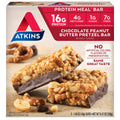 Atkins Chocolate Peanut Butter Pretzel Protein Meal Bar, High Fiber, 16g Protein, 1g Sugar