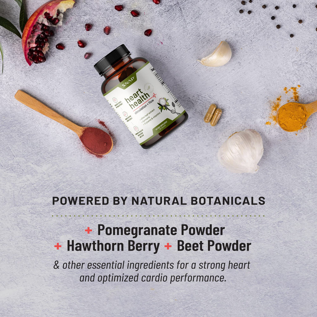 Snap Supplements Heart Health and Nitric Oxide Booster