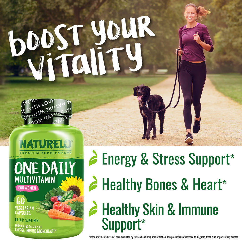 NATURELO One Daily Multivitamin for Women - Energy Support - Whole Food Supplement NATURELOBuy Supplements Australia