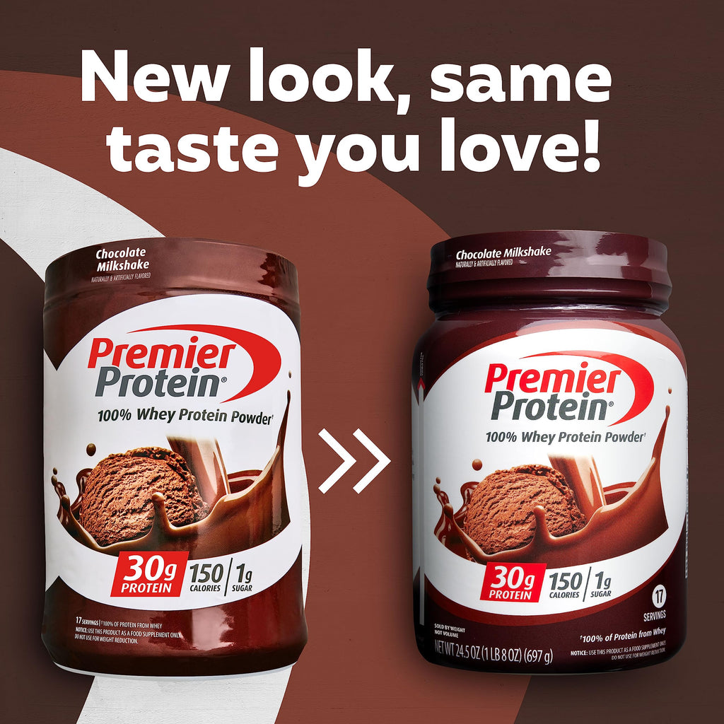 Premier Protein Powder, Chocolate Milkshake, 30g Protein, 1g Sugar, 100% Whey Protein Premier ProteinBuy Supplements Australia