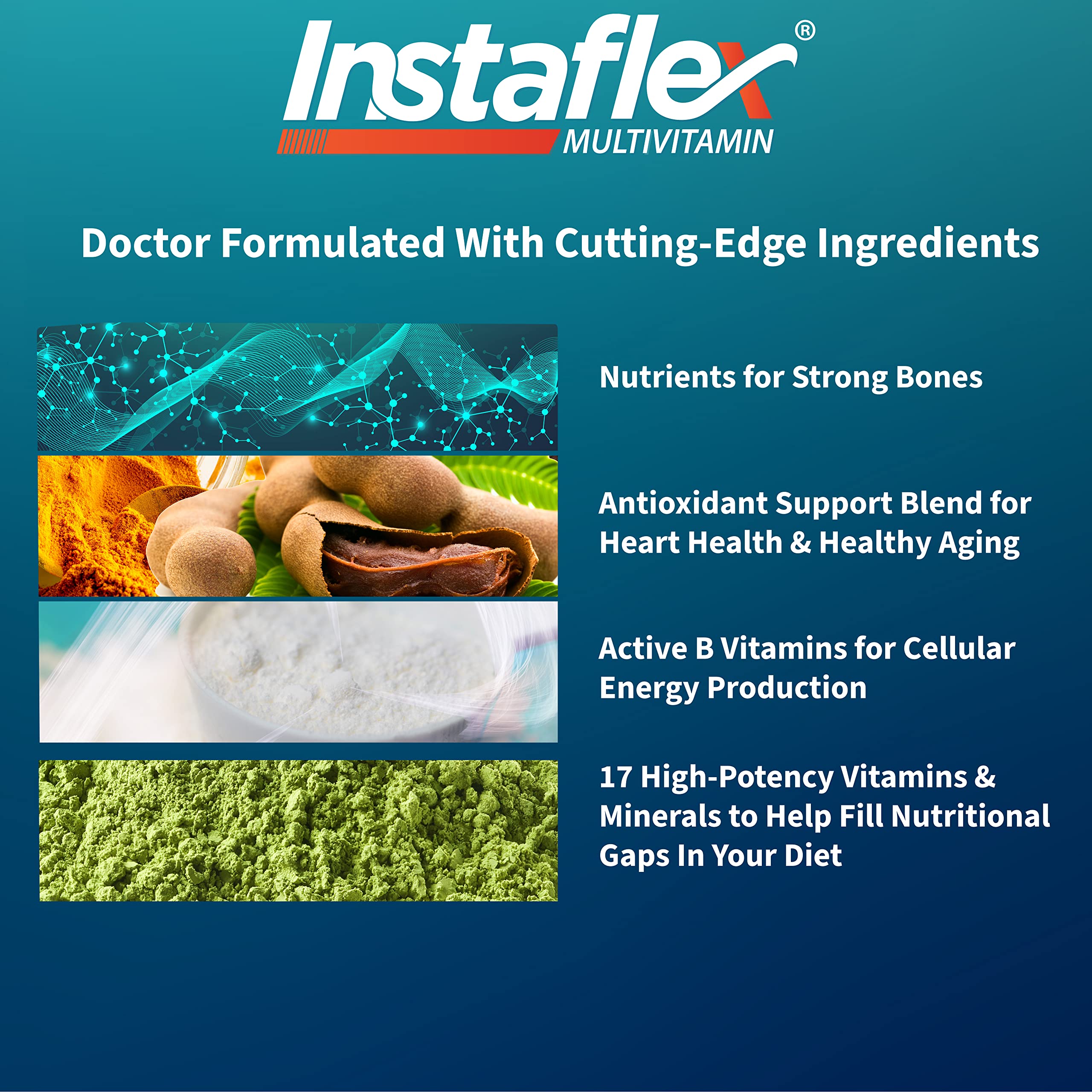 Instaflex Multivitamin - Joint Support Supplement, Supports Mobility and Bone Health, 90 Tablets InstaflexBuy Supplements Australia