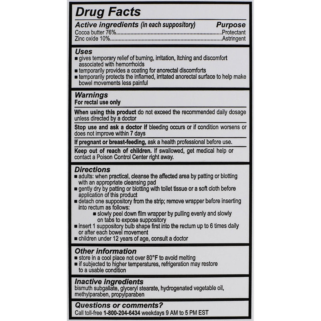 Calmol 4 Hemorrhoidal Suppositories with Soothing Natural Ingredients, 24 Count Calmol 4Buy Supplements Australia