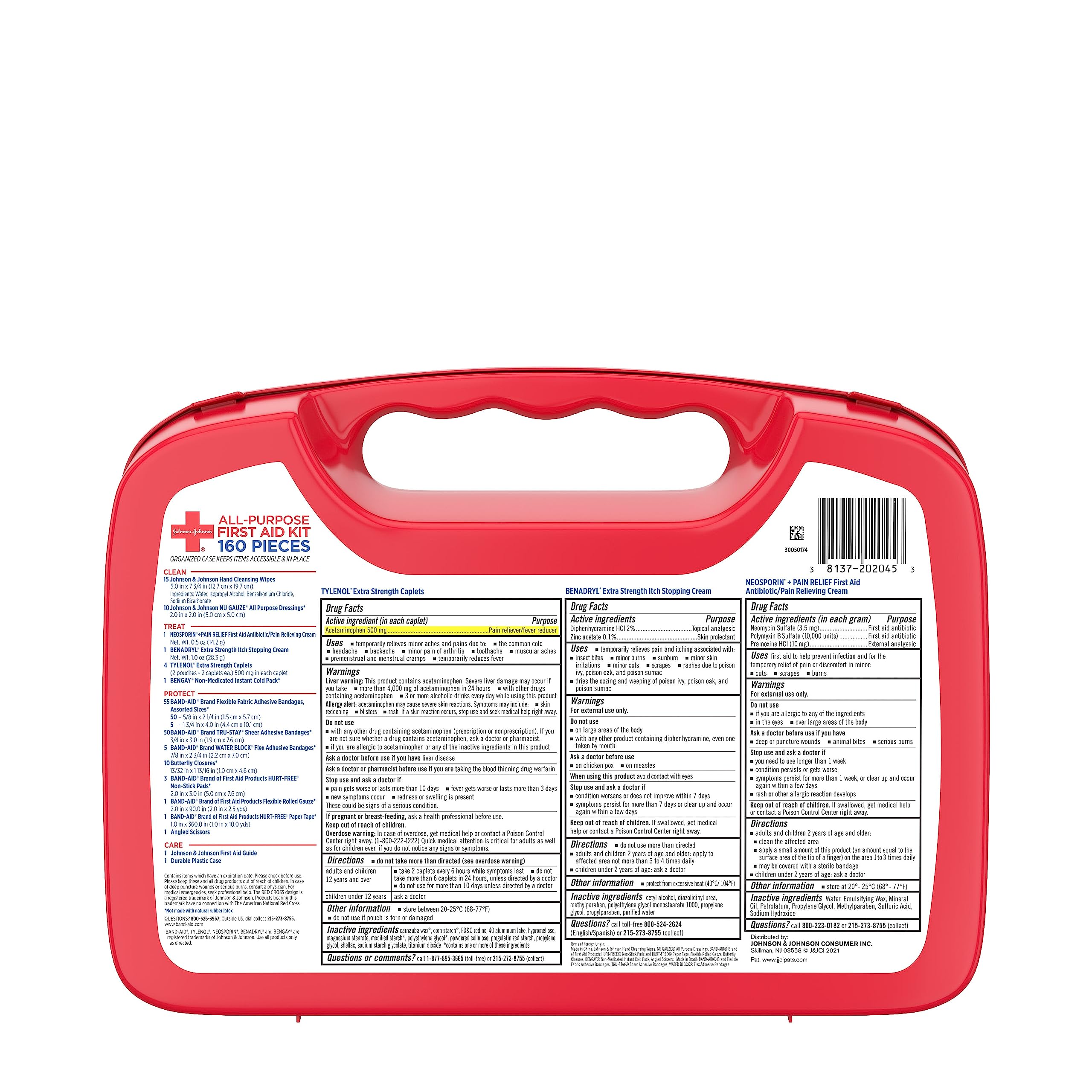 Johnson & Johnson All-Purpose Portable Compact First Aid Kit for Minor Cut Johnson & JohnsonBuy Supplements Australia