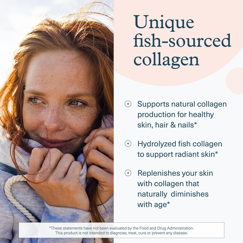 Youtheory Marine Collagen Tablets - 2,500 mg Fish-Sourced Collagen Peptides- with Vitamins A, C, E, B6 & B12 - Supports Joint & Nail Health* - Highly Absorbable - 290 Tablets (58-Day Supply) Youtheory buy supplements Au