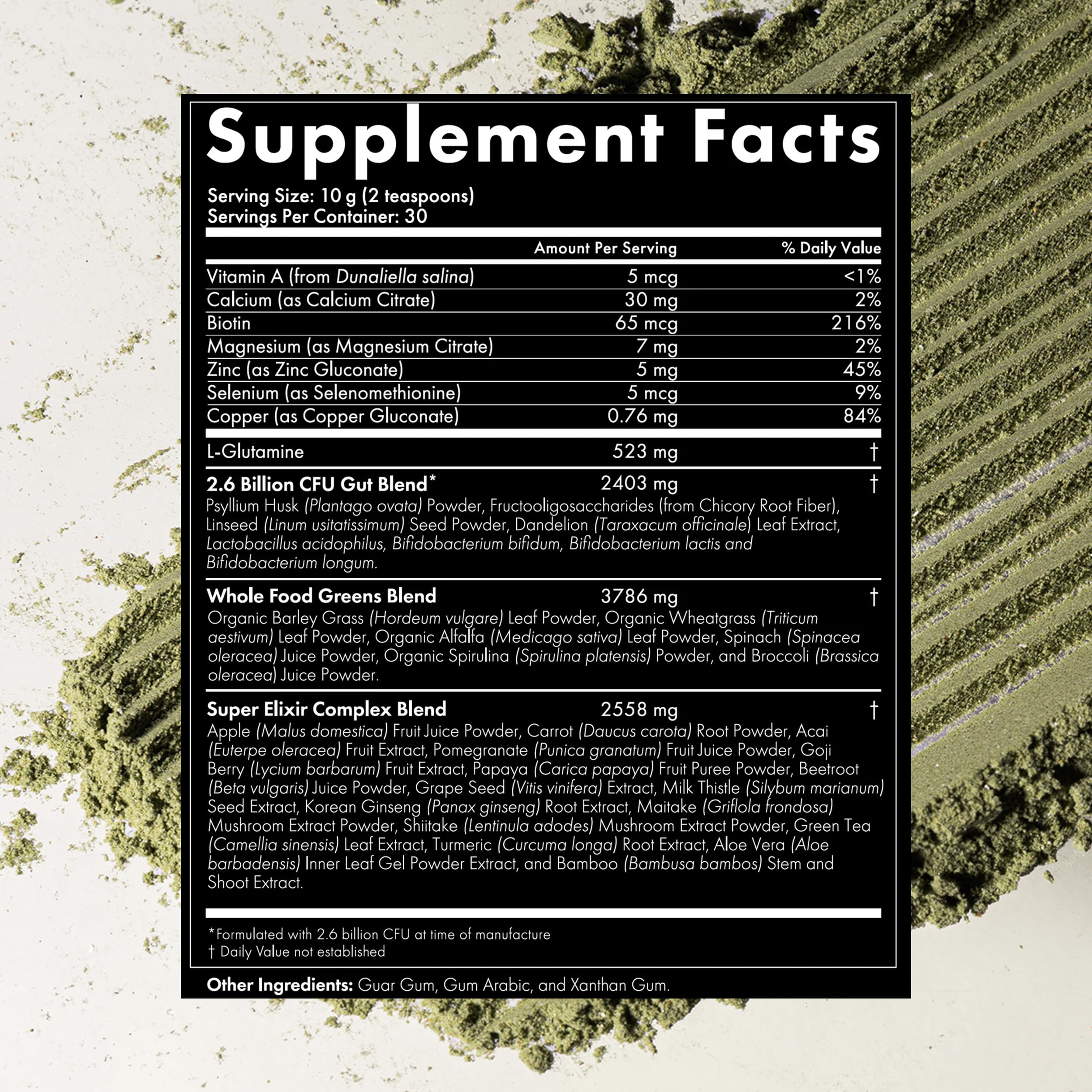 WelleCo The Super Elixir, Daily Greens Powder with Probiotics, Superfoods & Whole Foods, Unflavored Drink Mix for Gut Health, Immunity, Energy, Skin & Hair, 10.5oz Jar WelleCoBuy Supplements Australia