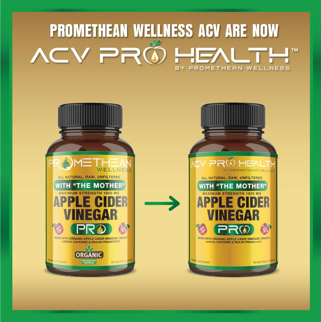 Certified Organic Apple Cider Vinegar Capsules Pro with Mother Acv Pills Detox Promethean WellnessBuy Supplements Australia