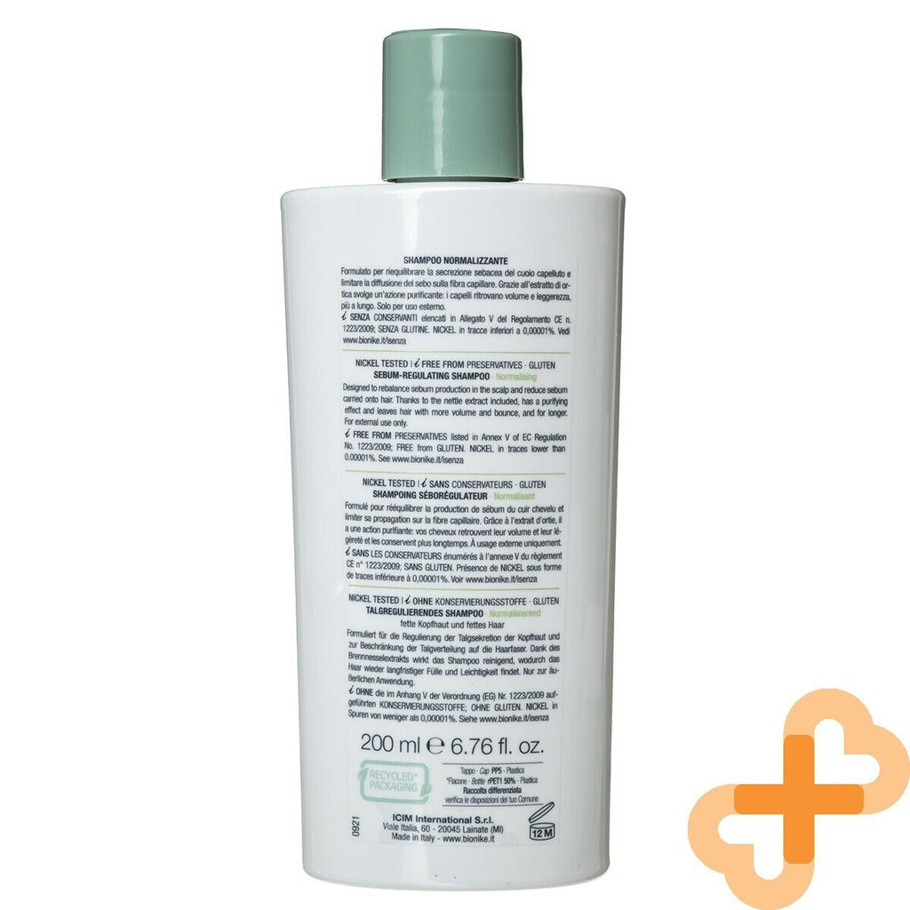 BIONIKE Hair Shampoo For oily Head Skin Hair 200ml Regulates Sebum BionikeBuy Supplements Australia
