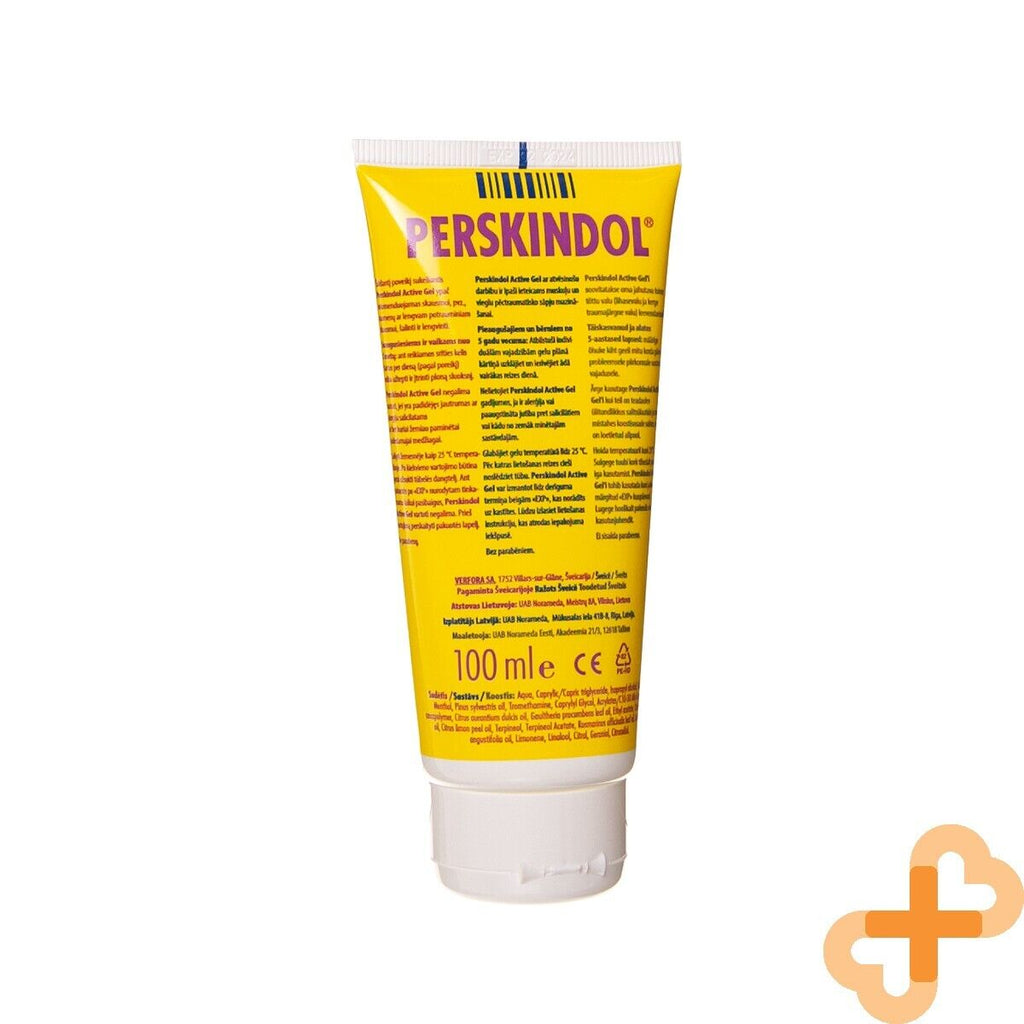 PERSKINDOL ACTIVE Gel 100 ml For Muscles And Joints Cooling Effect PERSKINDOLBuy Supplements Australia